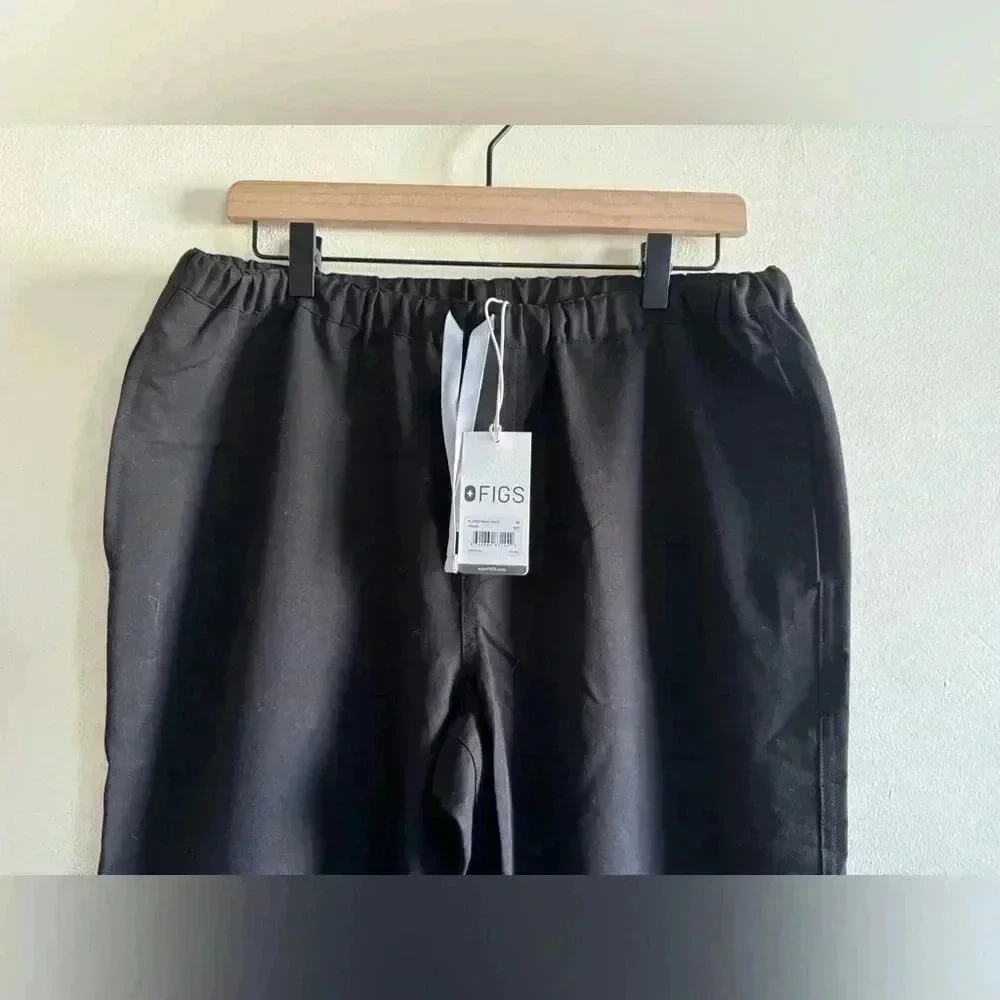 FIGS Men’s Pisco Basic Scrub Pants Black Size M (00892)